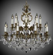 American Brass & Crystal CH9572-A-07G-ST - 16 Light Chandelier